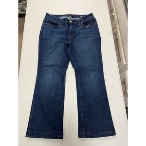 Lee Platinum Label Bootcut Jeans Dark Wash Women's Size 16 Short